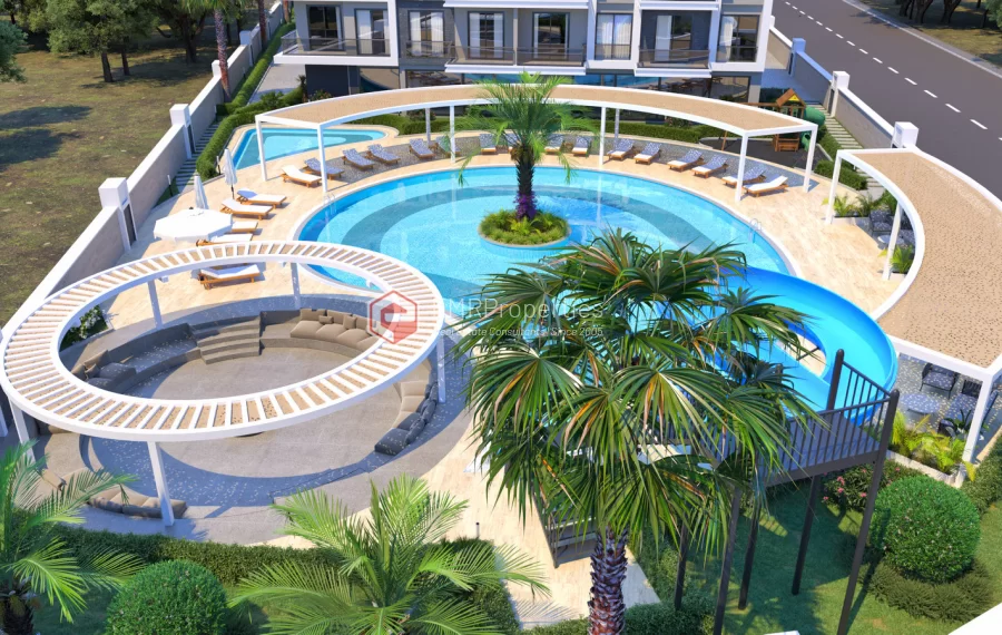 Wunderschönes Wohnprojekt zum Verkauf in Alanya Oba