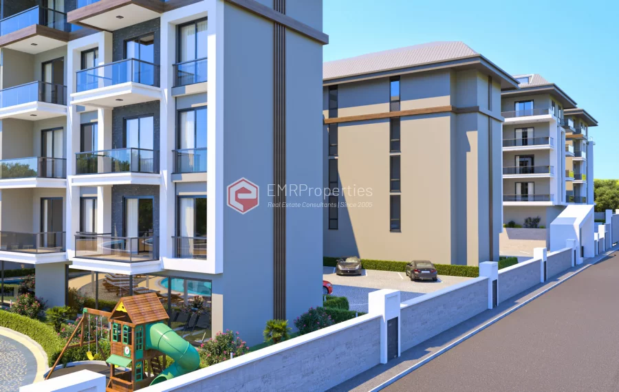 Wunderschönes Wohnprojekt zum Verkauf in Alanya Oba