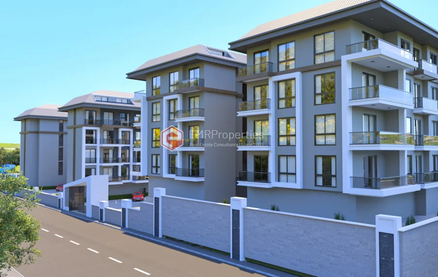 Wunderschönes Wohnprojekt zum Verkauf in Alanya Oba