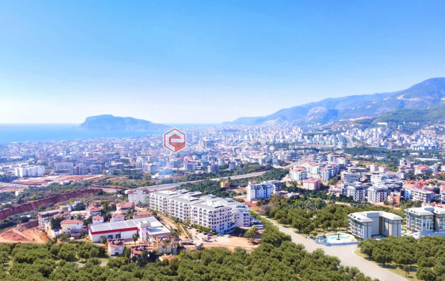 Wunderschönes Wohnprojekt zum Verkauf in Alanya Oba