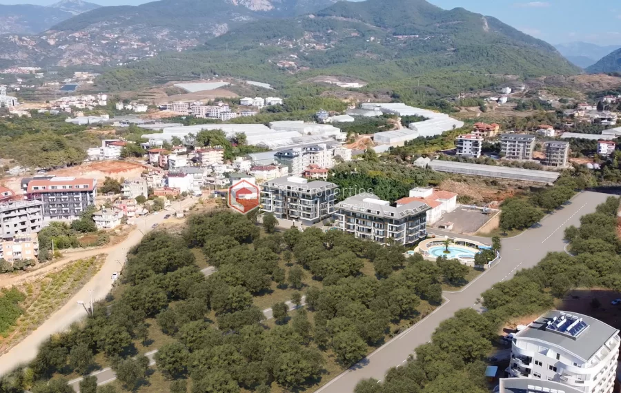 Wunderschönes Wohnprojekt zum Verkauf in Alanya Oba