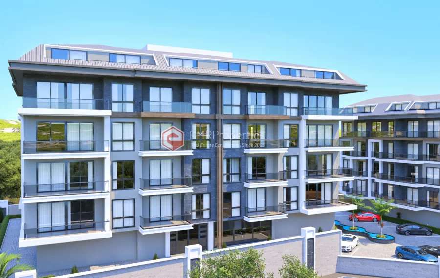 Wunderschönes Wohnprojekt zum Verkauf in Alanya Oba
