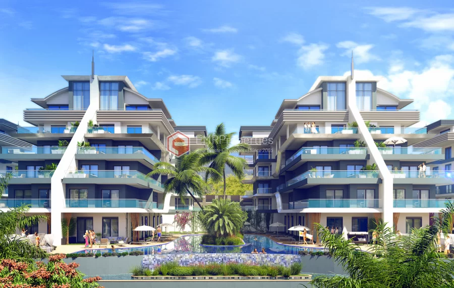 Ultra luksuzni stanovi sa bogatim drustvenim prostorima na prodaju u Alanya Oba