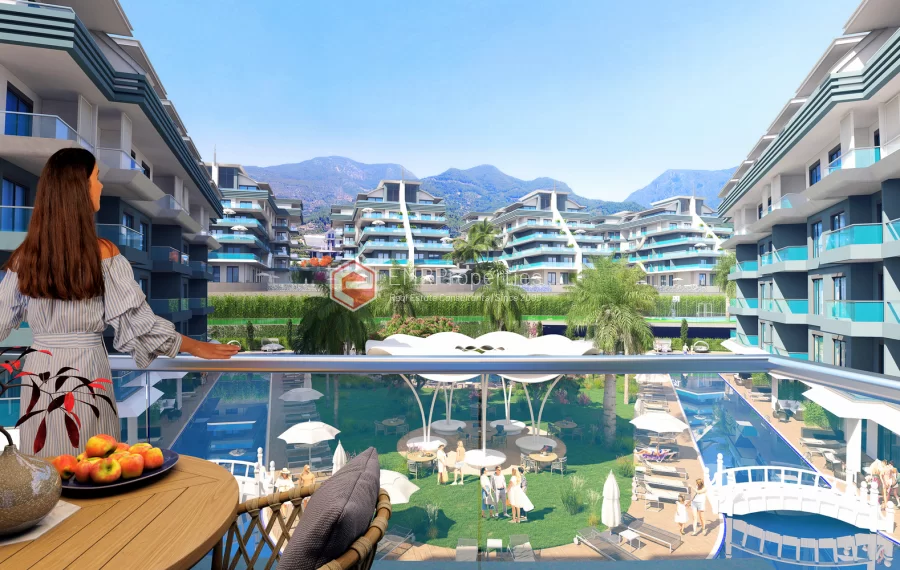 Ultra luksuzni stanovi sa bogatim drustvenim prostorima na prodaju u Alanya Oba