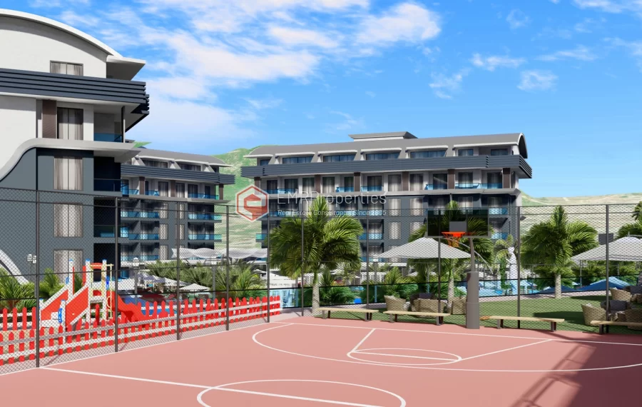 Ultra luksuzni stanovi sa bogatim drustvenim prostorima na prodaju u Alanya Oba