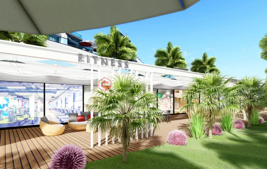 Ultra luksuzni stanovi sa bogatim drustvenim prostorima na prodaju u Alanya Oba