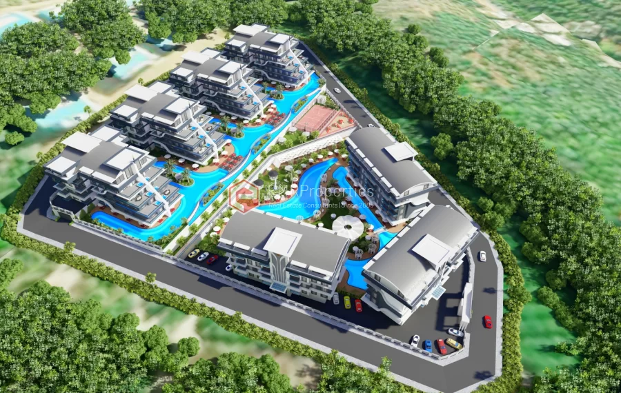 Ultra luksuzni stanovi sa bogatim drustvenim prostorima na prodaju u Alanya Oba