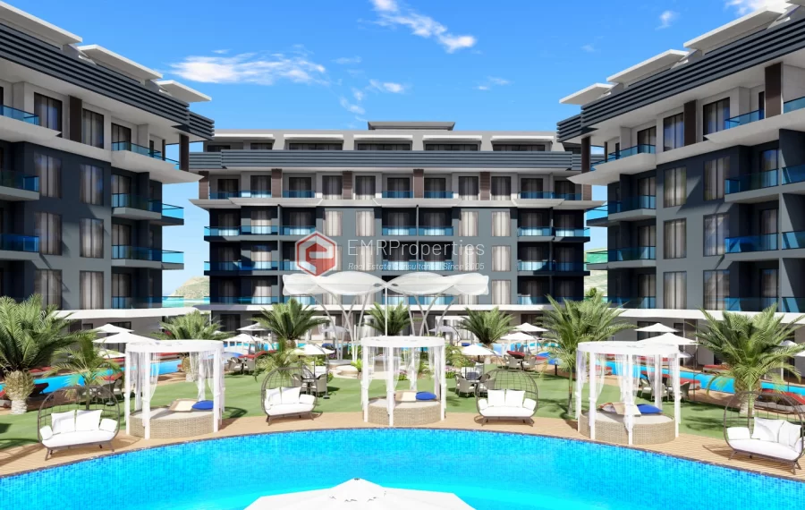 Ultra luksuzni stanovi sa bogatim drustvenim prostorima na prodaju u Alanya Oba