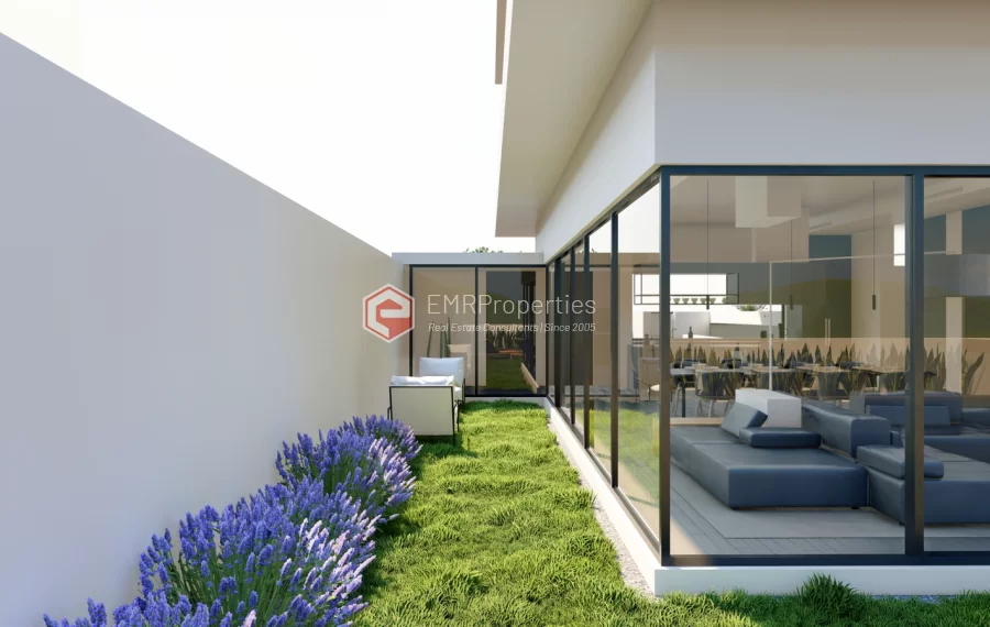 Doppelvillenprojekt zum Verkauf in Kargicak mit dem Konzept des freistehenden Lebens