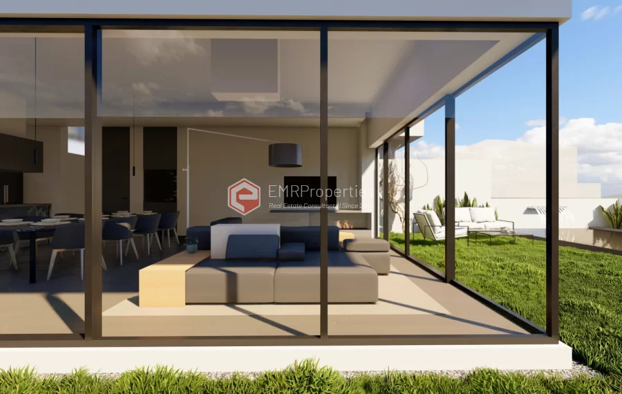 Doppelvillenprojekt zum Verkauf in Kargicak mit dem Konzept des freistehenden Lebens