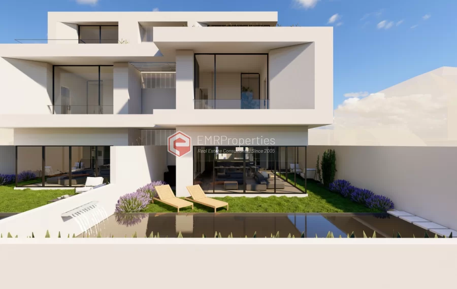 Doppelvillenprojekt zum Verkauf in Kargicak mit dem Konzept des freistehenden Lebens