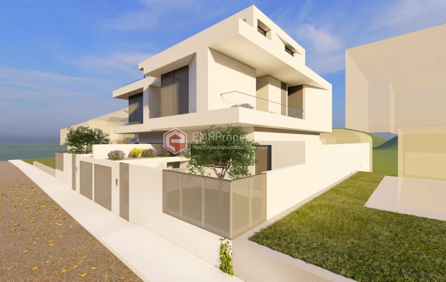 Doppelvillenprojekt zum Verkauf in Kargicak mit dem Konzept des freistehenden Lebens