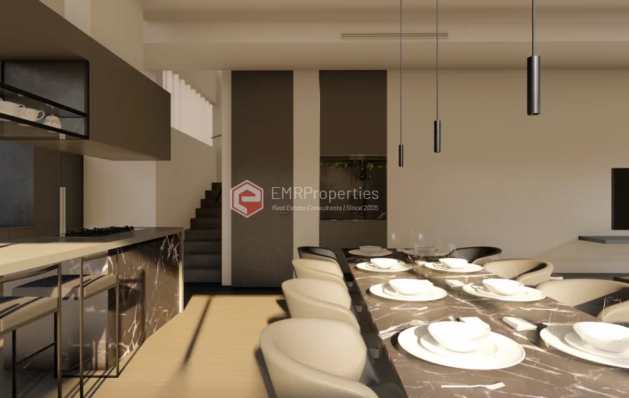 Doppelvillenprojekt zum Verkauf in Kargicak mit dem Konzept des freistehenden Lebens