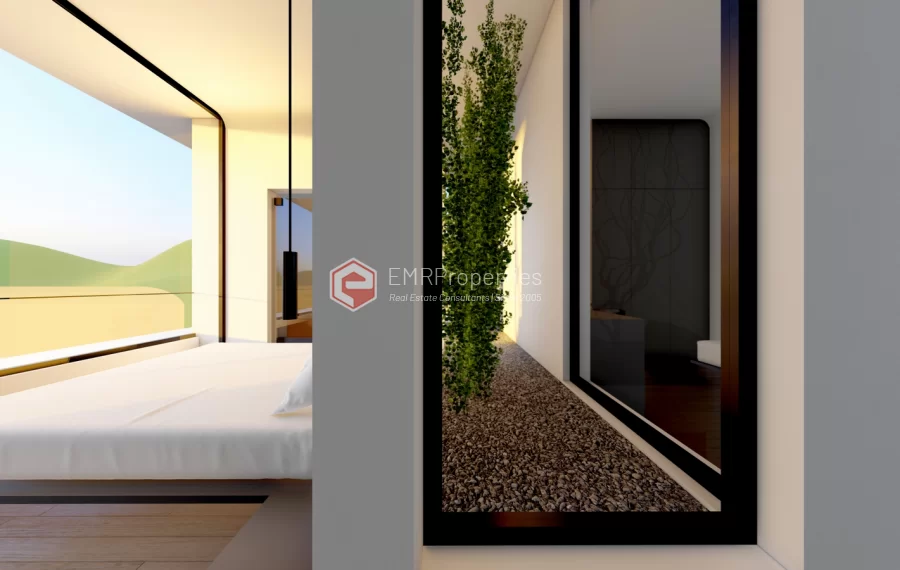 Doppelvillenprojekt zum Verkauf in Kargicak mit dem Konzept des freistehenden Lebens