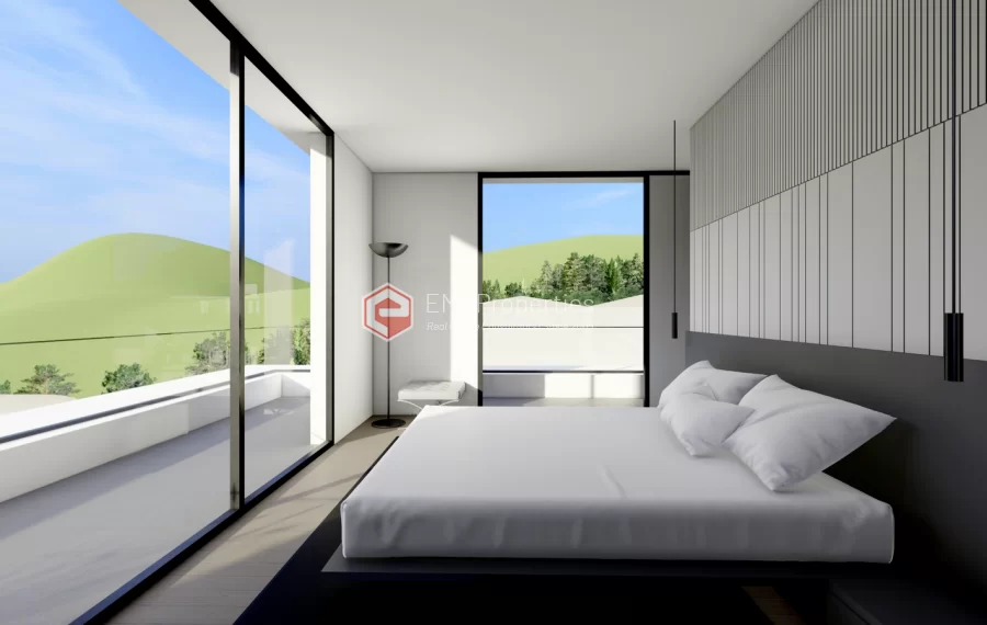 Doppelvillenprojekt zum Verkauf in Kargicak mit dem Konzept des freistehenden Lebens