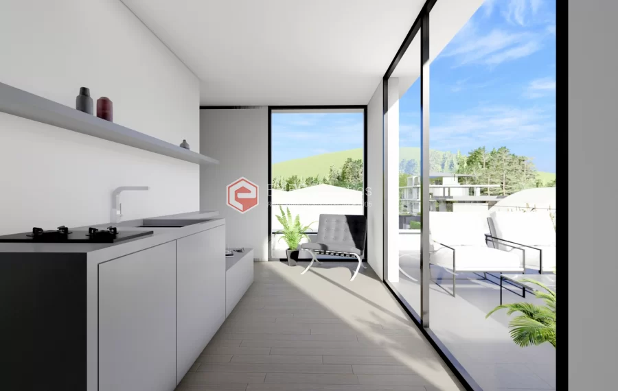 Doppelvillenprojekt zum Verkauf in Kargicak mit dem Konzept des freistehenden Lebens