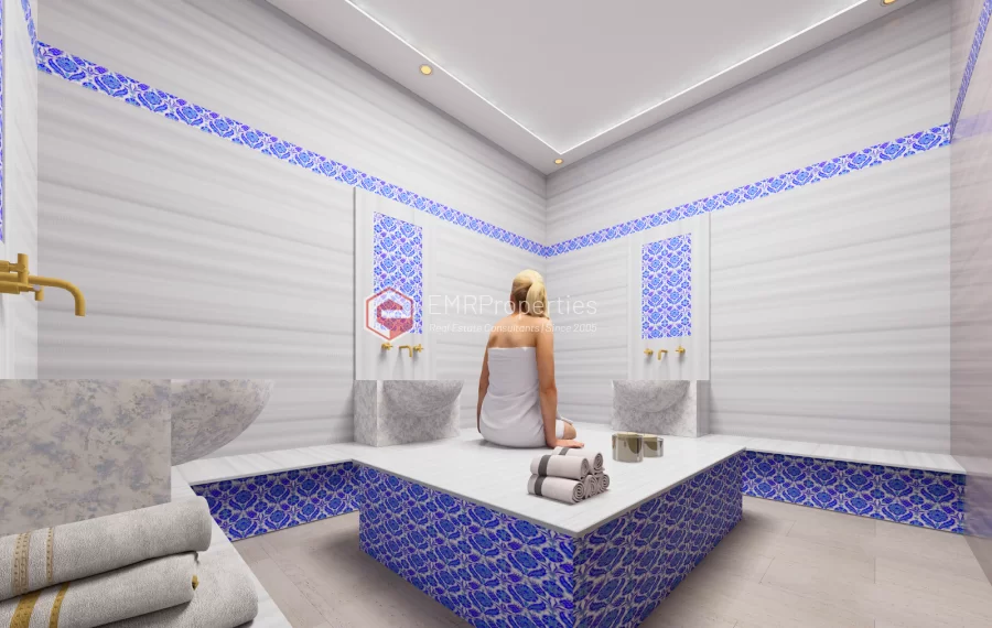 Stanovi posebnog projekta u kompleksu sa pogledom na more u centru Alanje