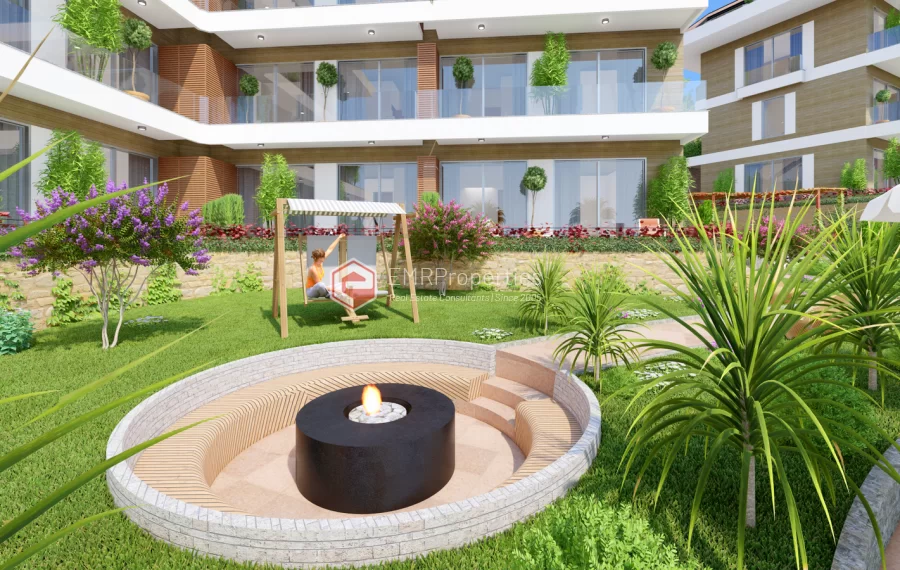 Stanovi posebnog projekta u kompleksu sa pogledom na more u centru Alanje