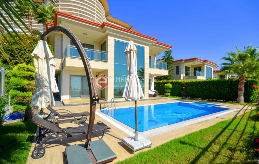 Ultra luxury villa with modern and superior design for sale in Kargicak