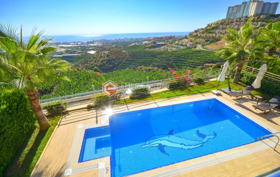 Ultra luxury villa with modern and superior design for sale in Kargicak