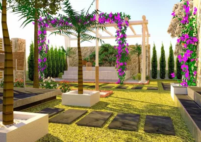 Продается просторная отдельно стоящая вилла всего в 800 м от моря в центре Сиде