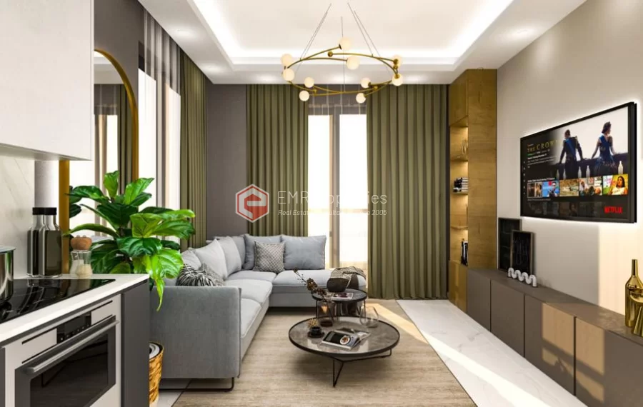 Gorgeous project apartments with shuttle service for sale in Konakli