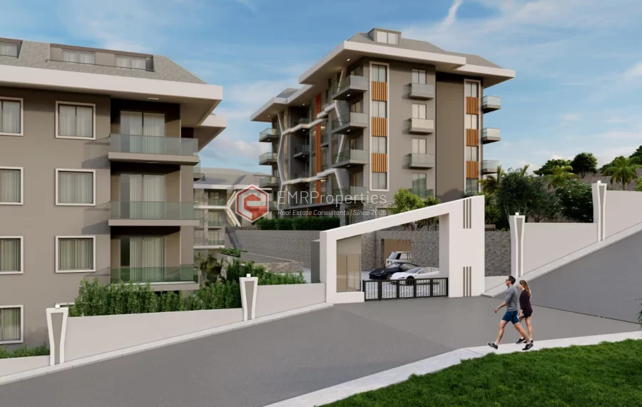 Gorgeous project apartments with shuttle service for sale in Konakli