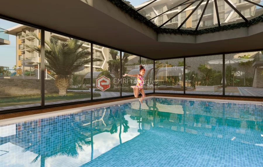 Gorgeous project apartments with shuttle service for sale in Konakli