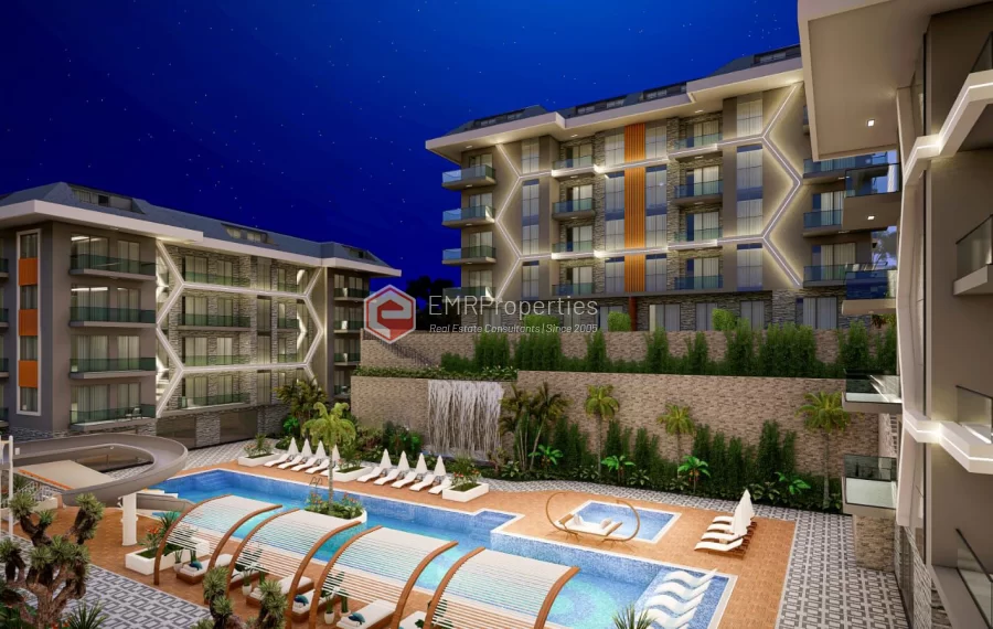 Gorgeous project apartments with shuttle service for sale in Konakli