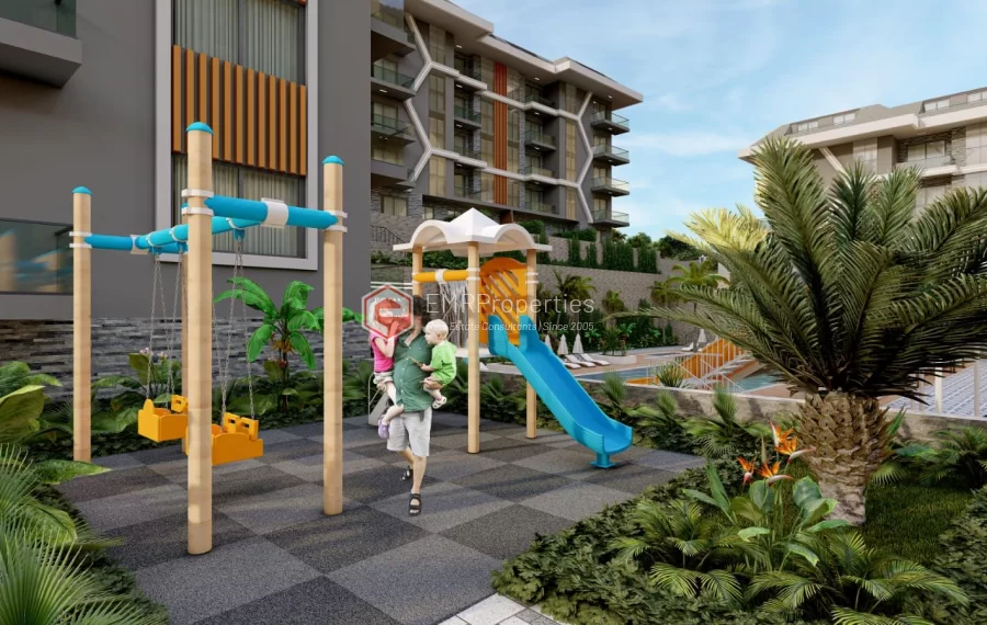 Gorgeous project apartments with shuttle service for sale in Konakli