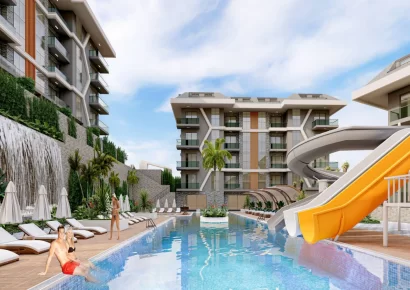 Wunderschöne Projektwohnungen mit Shuttleservice zum Verkauf in Konakli