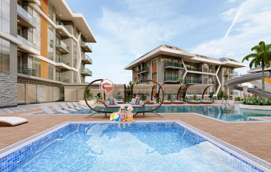 Gorgeous project apartments with shuttle service for sale in Konakli