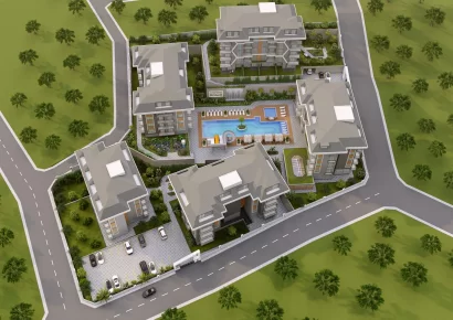 Wunderschöne Projektwohnungen mit Shuttleservice zum Verkauf in Konakli