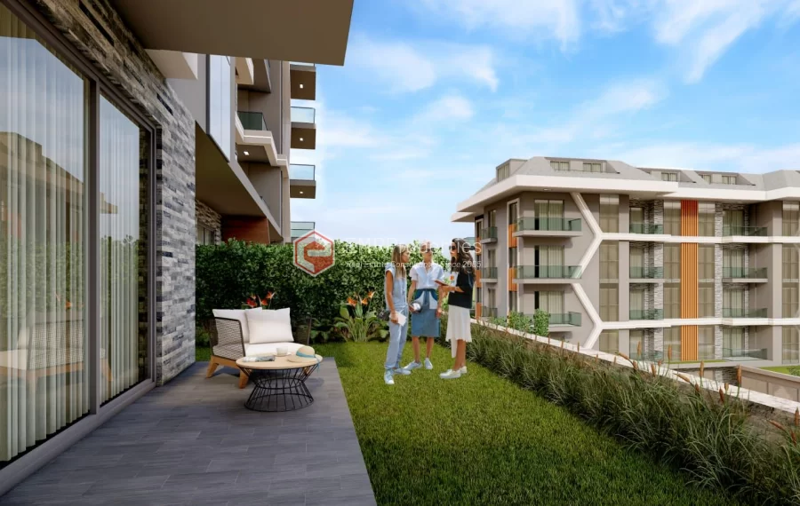 Gorgeous project apartments with shuttle service for sale in Konakli