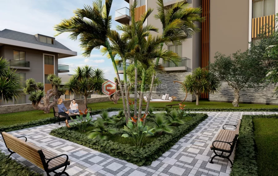 Gorgeous project apartments with shuttle service for sale in Konakli