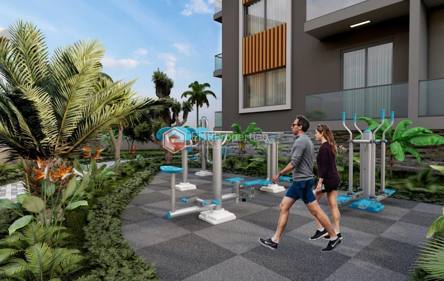 Gorgeous project apartments with shuttle service for sale in Konakli