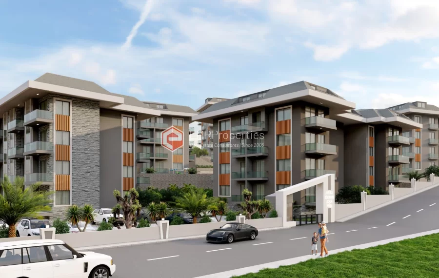 Gorgeous project apartments with shuttle service for sale in Konakli