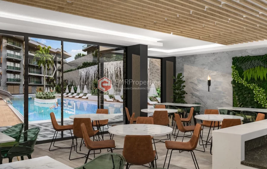 Gorgeous project apartments with shuttle service for sale in Konakli