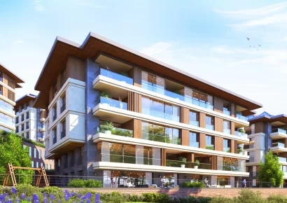 Великолепный двухуровневый пентхус с 6 спальнями на продажу в Чамлыджа Ускюдар в Стамбуле