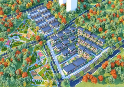 Ослепительный проект частной виллы с 5 спальнями в Стамбуле Бахчешехир