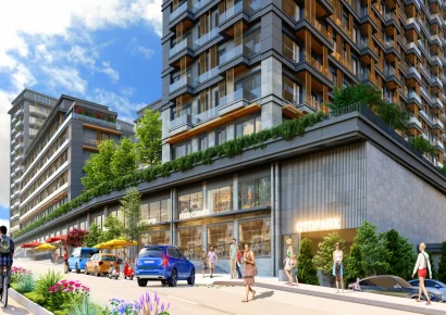 Экологически чистый проект с великолепным видом на море и острова в Малтепе