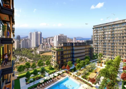 Экологически чистый проект с великолепным видом на море и острова в Малтепе