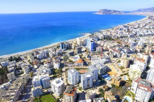 High quality apartment with social facilities for sale in Tosmur