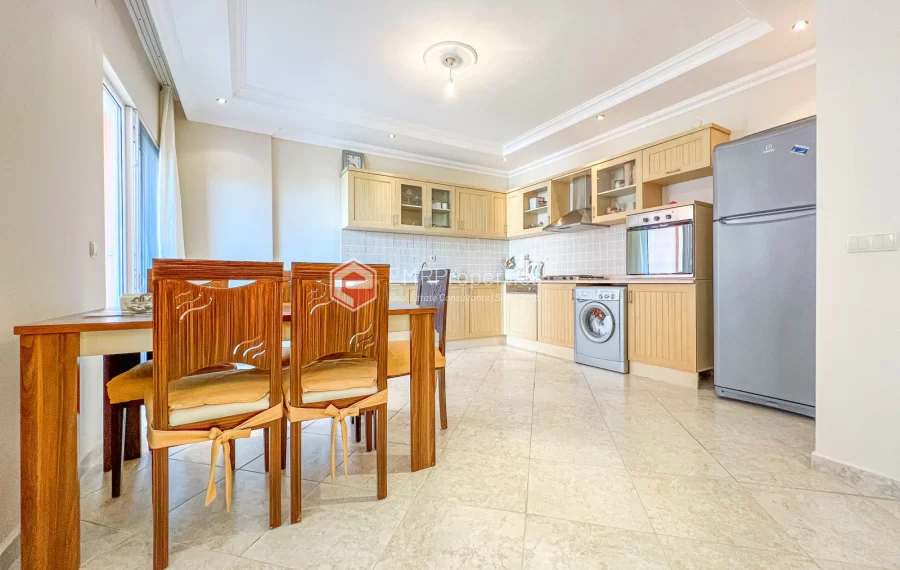 Commodious 2 bedroom apartment with castle view for sale in Tosmur