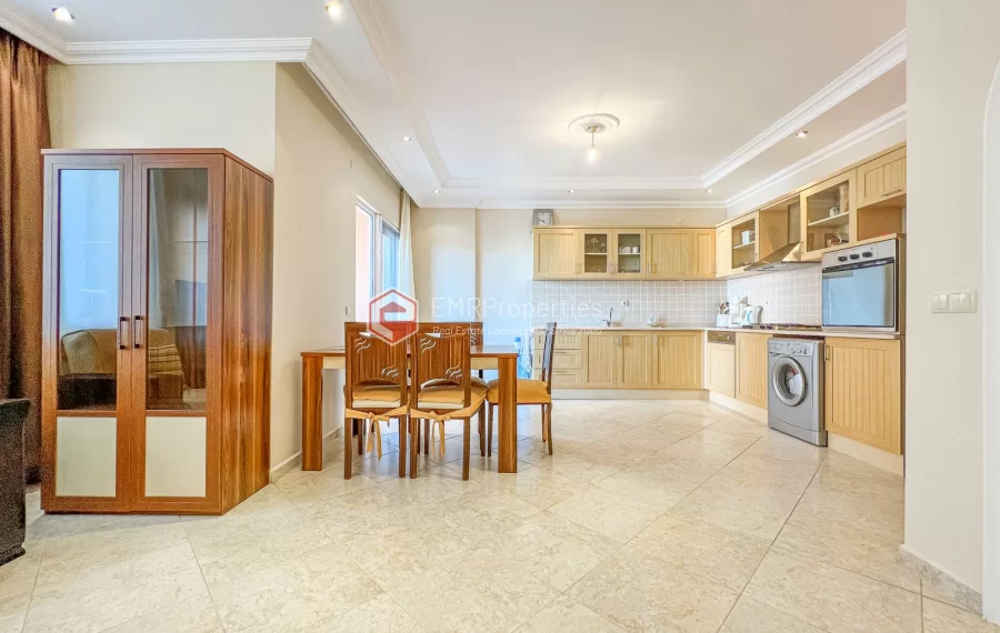 Commodious 2 bedroom apartment with castle view for sale in Tosmur