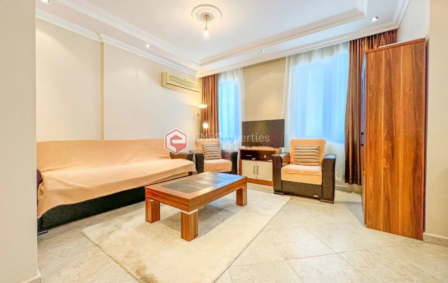 Commodious 2 bedroom apartment with castle view for sale in Tosmur