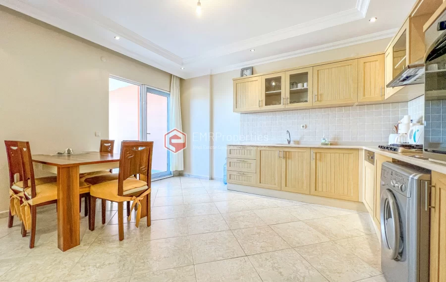 Commodious 2 bedroom apartment with castle view for sale in Tosmur