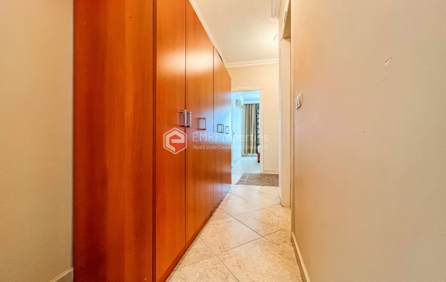 Commodious 2 bedroom apartment with castle view for sale in Tosmur