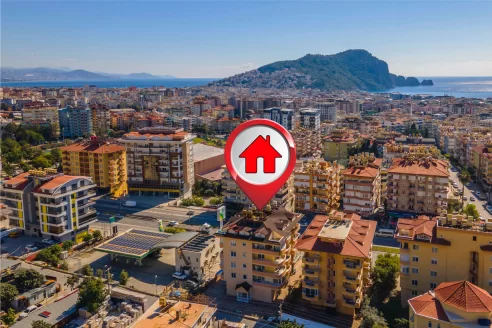 Spacious 5 bedroom penthouse duplex for sale in Alanya Center