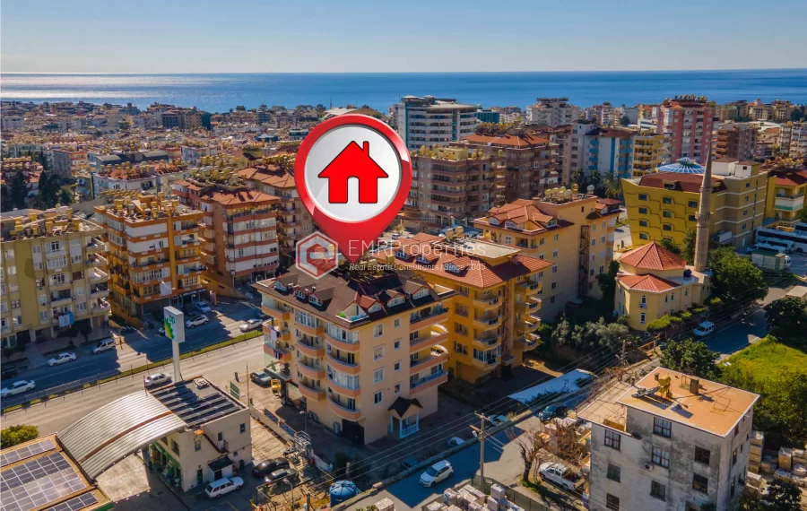 Prodaje se prostrani penthouse duplex s 5 spavacih soba u Alanya centru